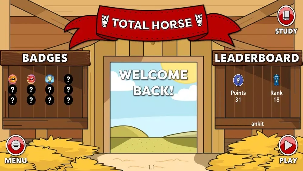 Tangkapan layar Total Horse