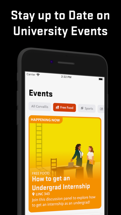 Oregon State Events Screenshots