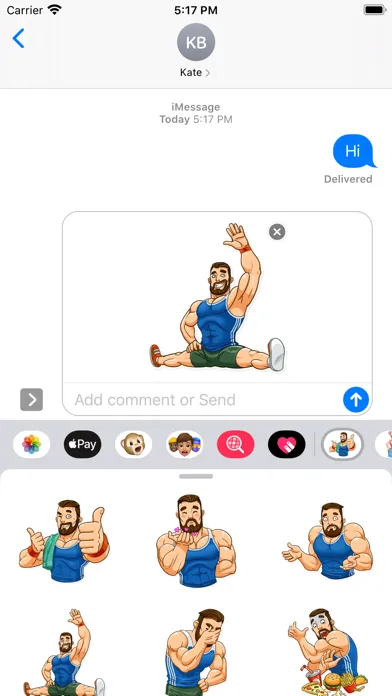 Ảnh chụp màn hình của Sportsman Stickers