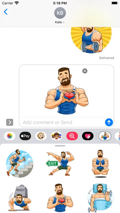 Ảnh chụp màn hình của Sportsman Stickers