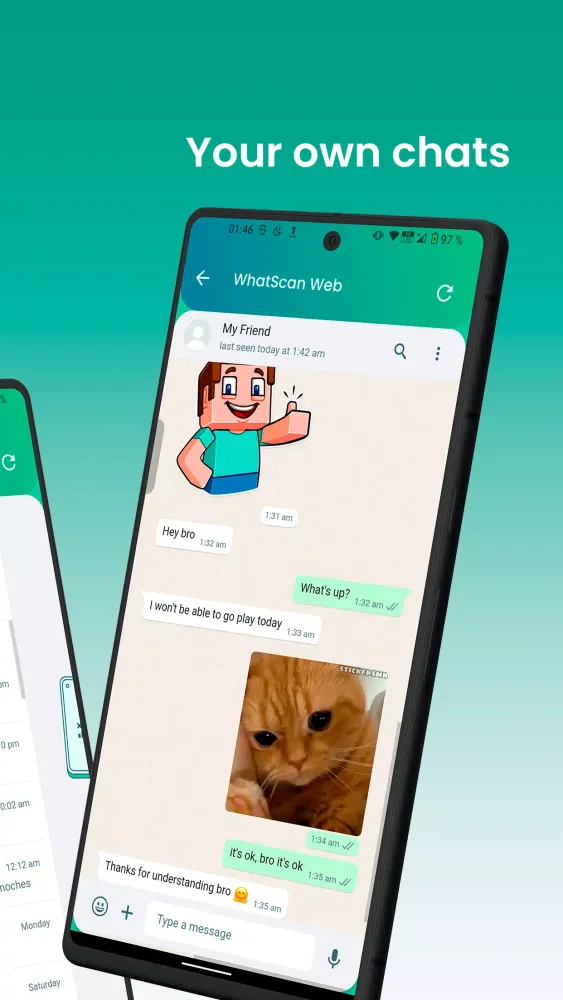 Screenshot di DualWhats