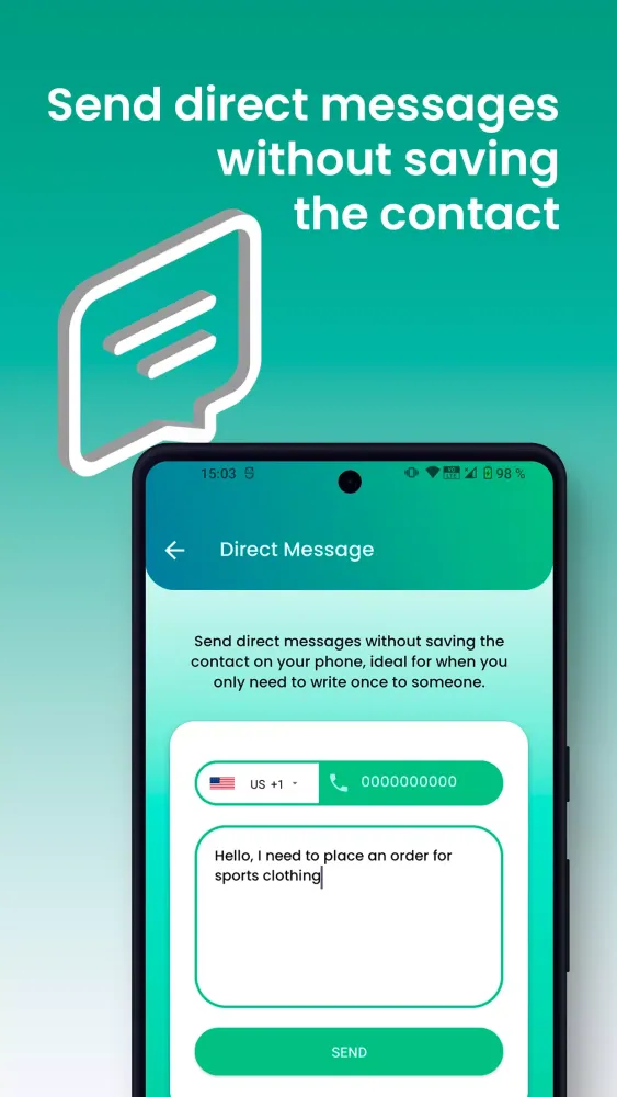 Screenshot di DualWhats