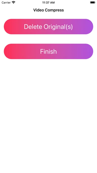 Captures d'écran de Video Compress - Easily Shrink
