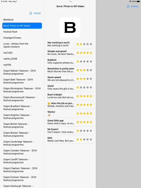 ภาพหน้าจอของ AppReviews.ai - review replies iPad 