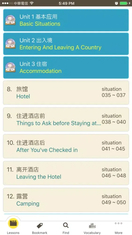 Screenshot di Situational Chinese: Traveling