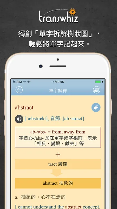 一生必學的英文字首字根字尾，繁體中文版 스크린샷