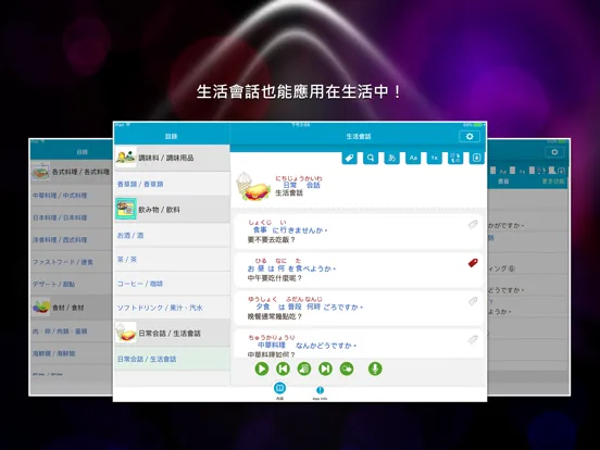 Скриншоты 日語單字速讀 - 飲食篇 iPad 