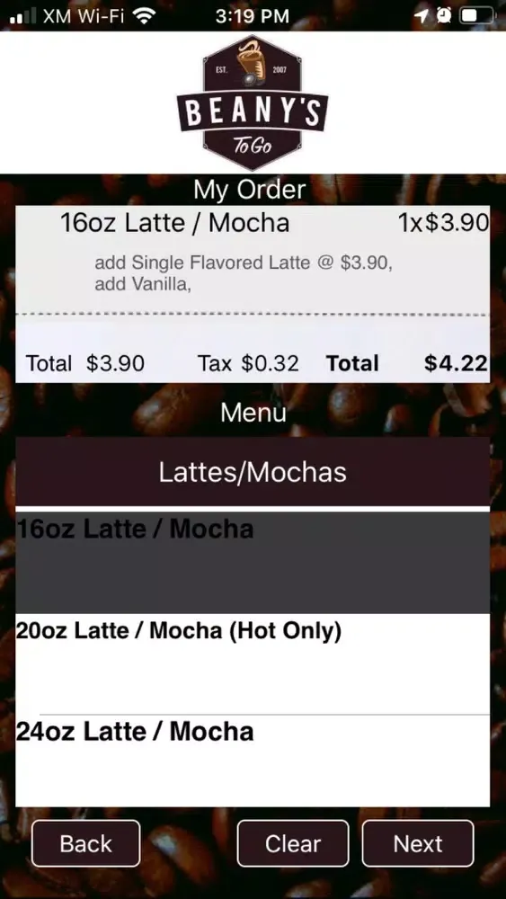 Beany's To Go Screenshots