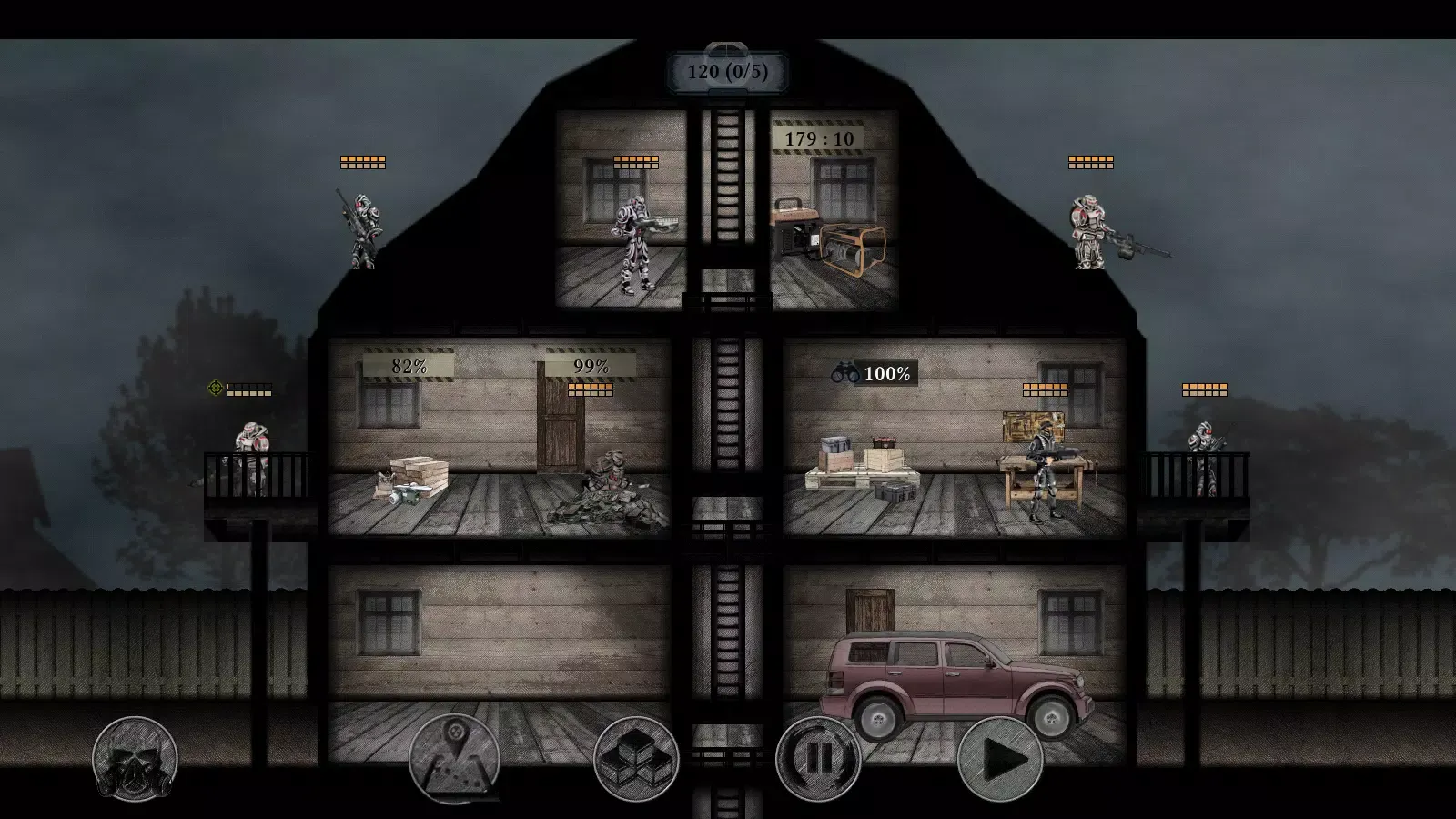 Capturas de tela do Fortress TD2