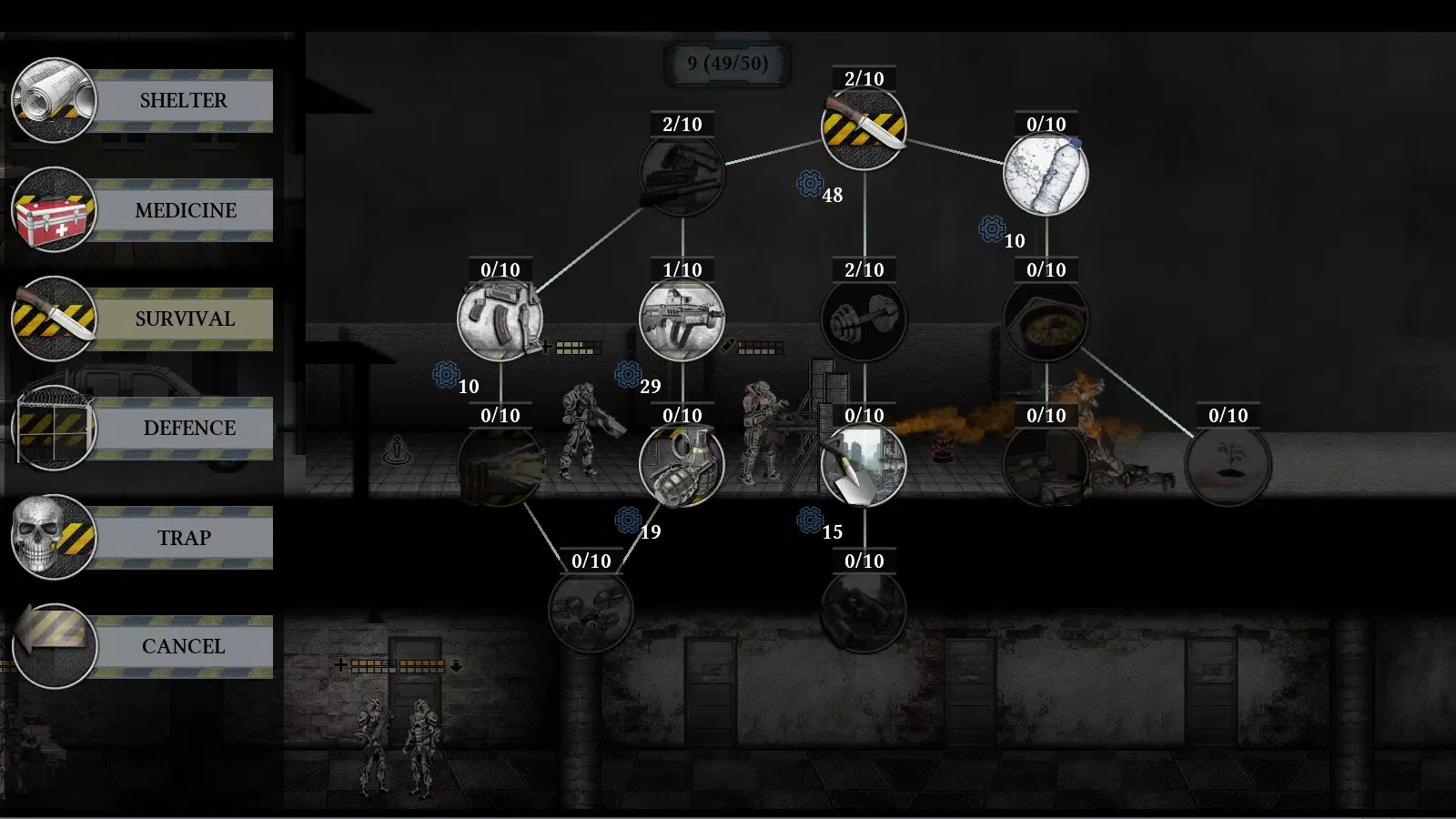Capturas de tela do Fortress TD2