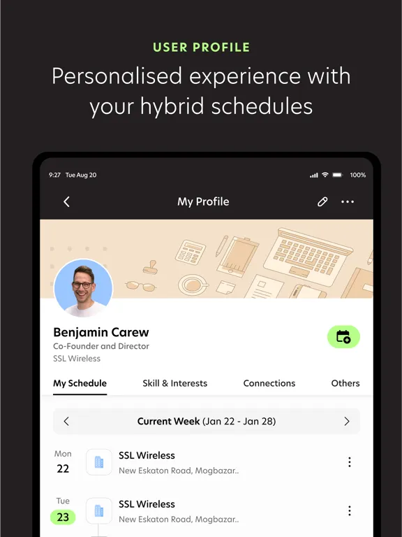 Othership Workplace Scheduler iPad  سکرین شاٹس