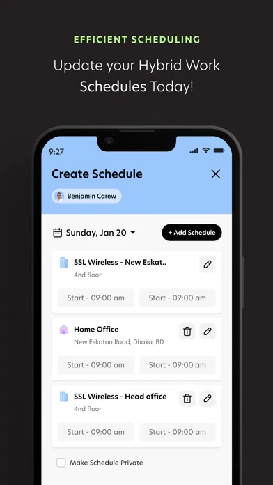 Othership Workplace Scheduler سکرین شاٹس