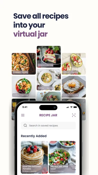 Tangkapan skrin Recipe Jar: Save & Cook