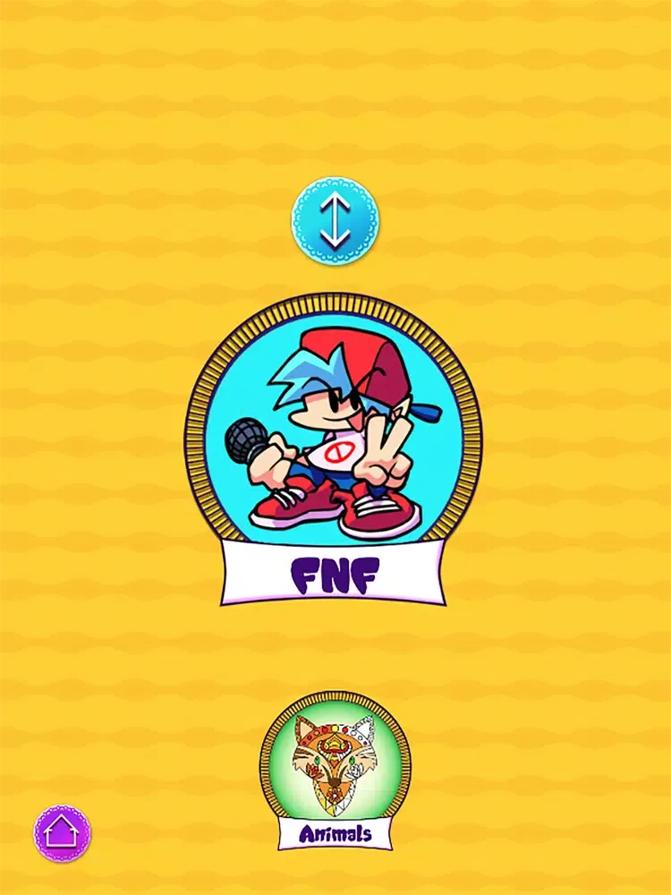 FNF Sky Coloring Book iPad  Ekran Görüntüleri