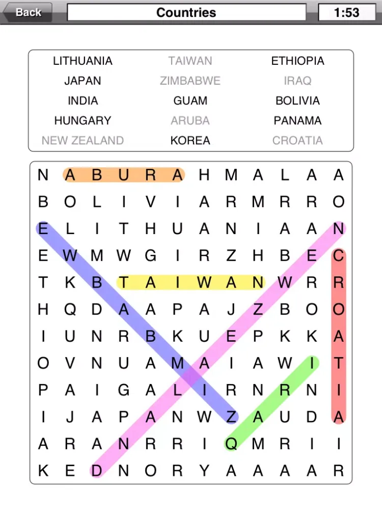 WordSearch Power iPad  স্ক্রিনশট