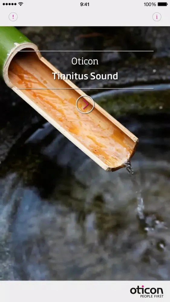 Oticon Tinnitus Sound スクリーンショット
