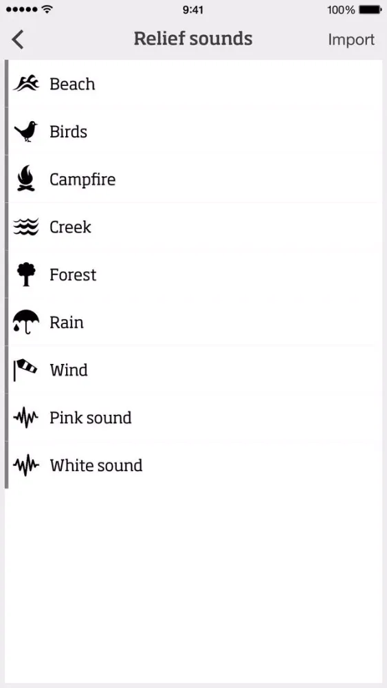 Oticon Tinnitus Sound スクリーンショット