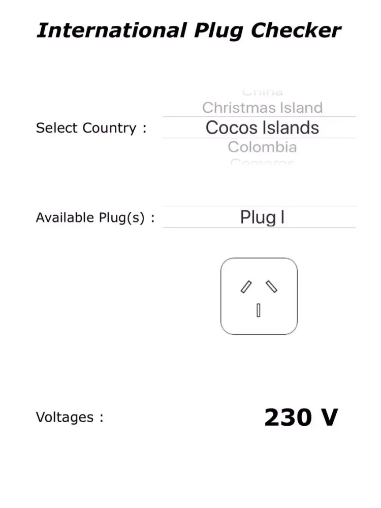تصاویر International Plug Checker iPad 