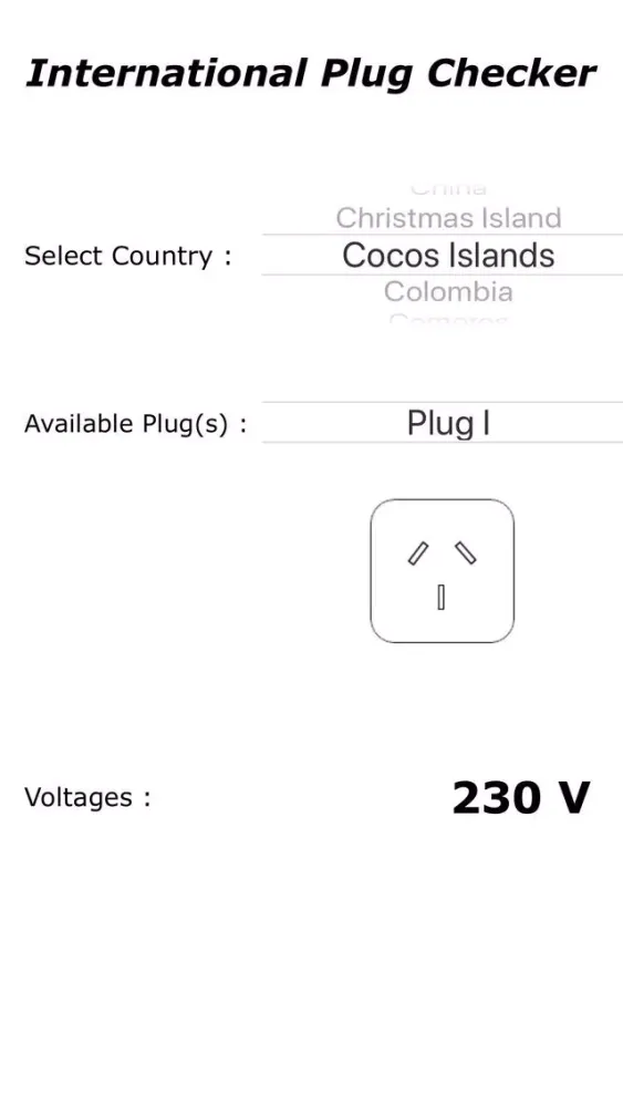 تصاویر International Plug Checker