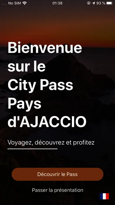 Tangkapan skrin Ajaccio City Pass