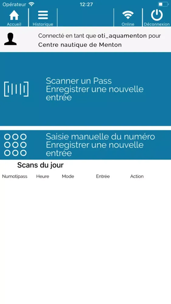 Capturas de tela do Contrôle Côte D'Azur Card