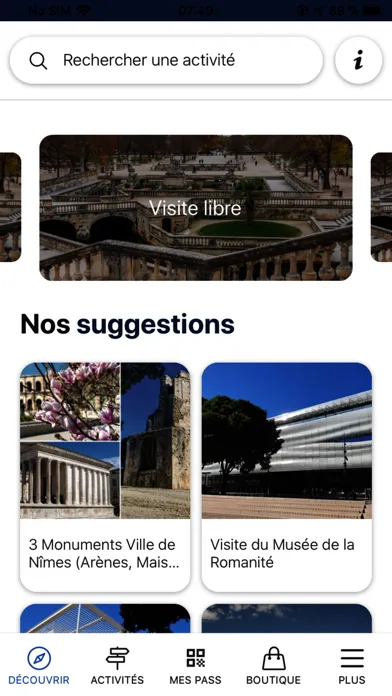 Screenshot di Nîmes CITYPASS