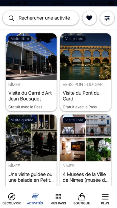 Screenshot di Nîmes CITYPASS