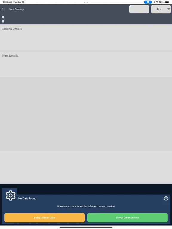 ภาพหน้าจอของ Quible Driver iPad 