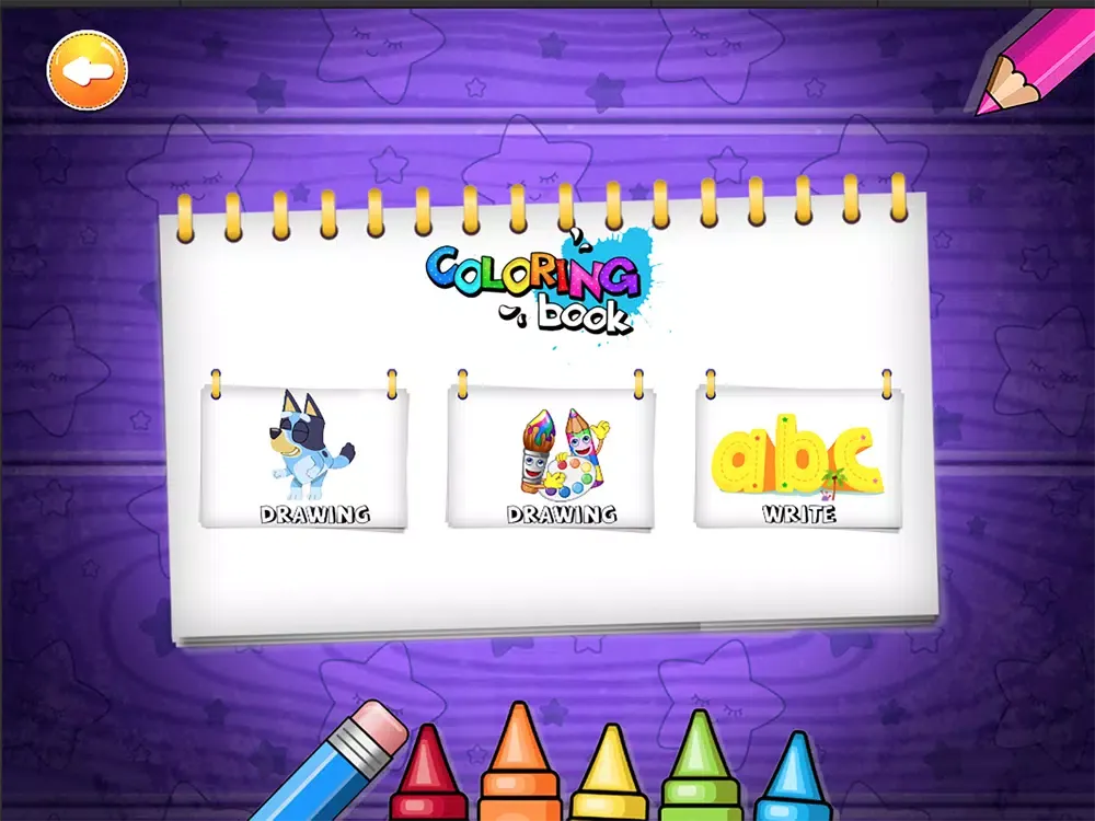 تصاویر bluey coloring & drawing iPad 