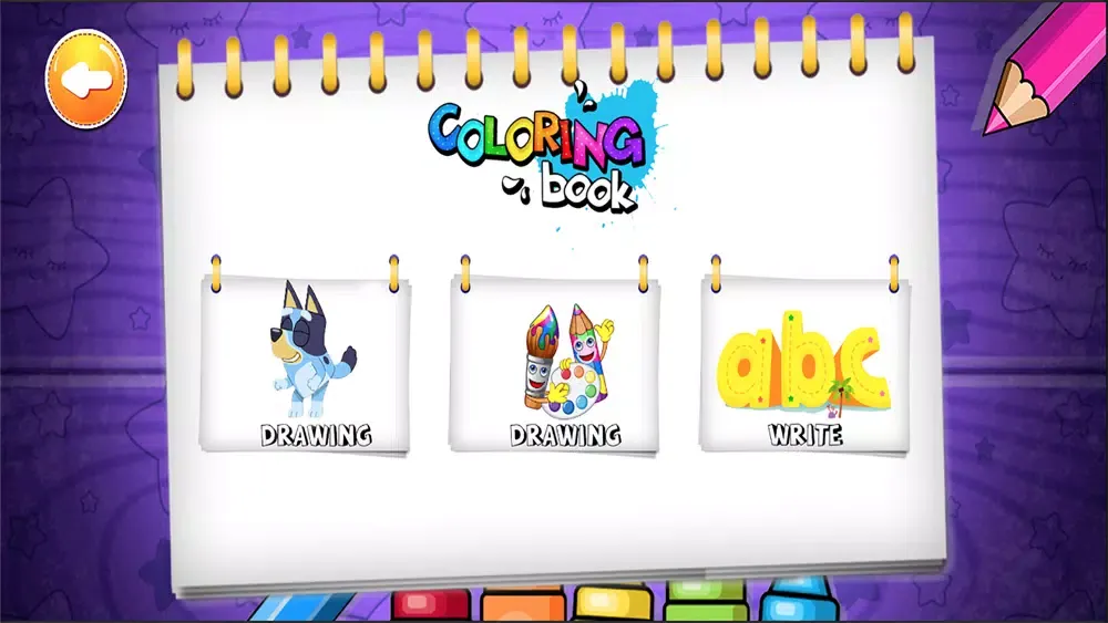 تصاویر bluey coloring & drawing