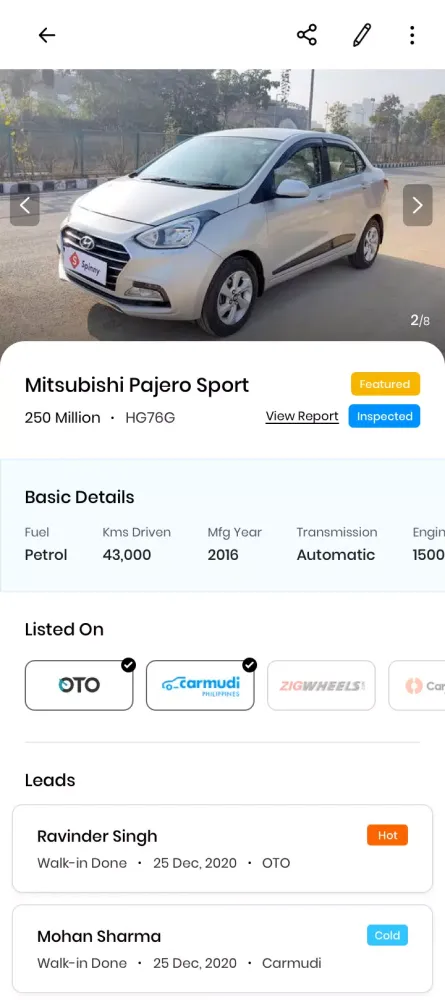OTO Dealer Ekran Görüntüleri