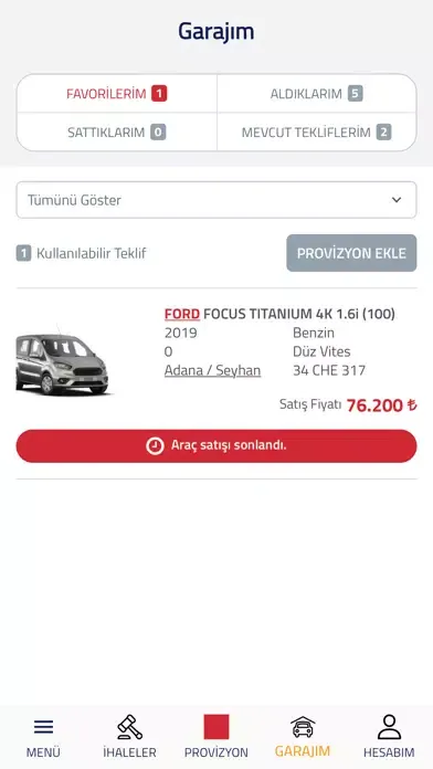 Capturas de pantalla de Oto İhalesi