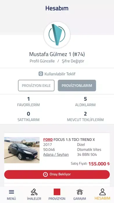 Capturas de pantalla de Oto İhalesi