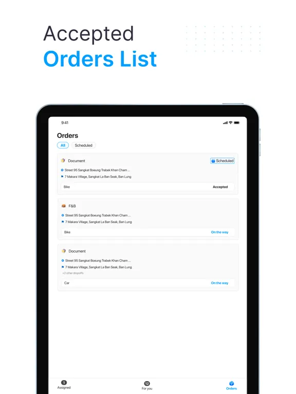 OTO Driver iPad  Ekran Görüntüleri