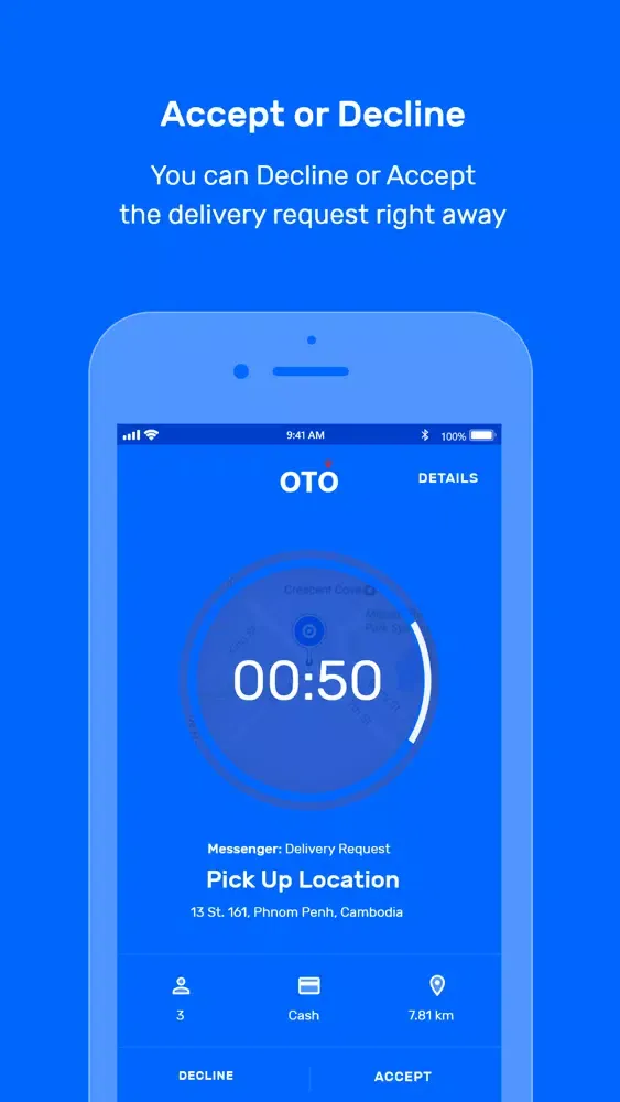 OTO - Driver Screenshots