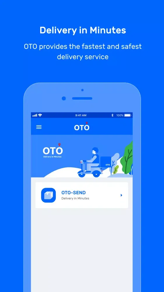 Скриншоты OTO - Delivery in Minute