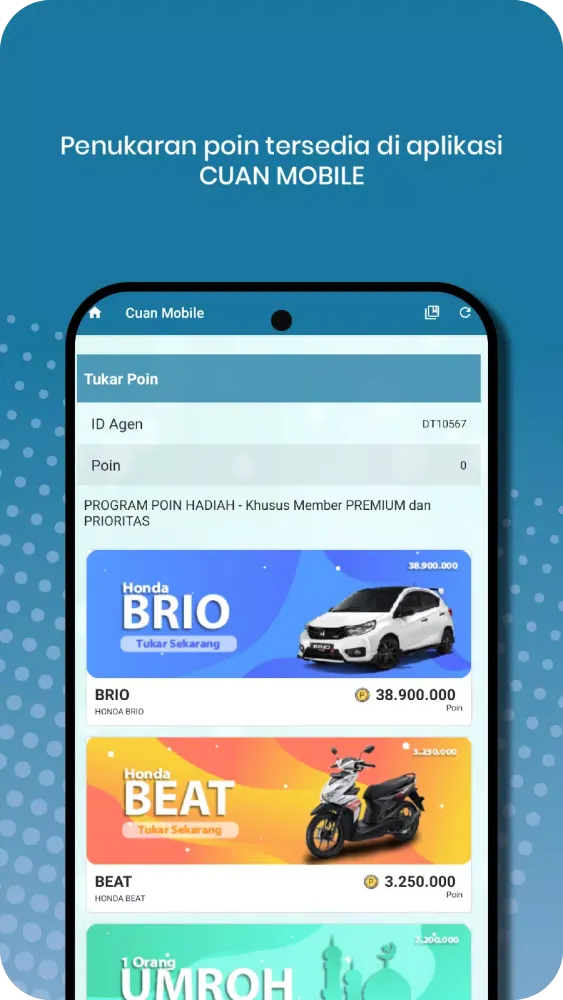 Cuan Mobile Screenshots
