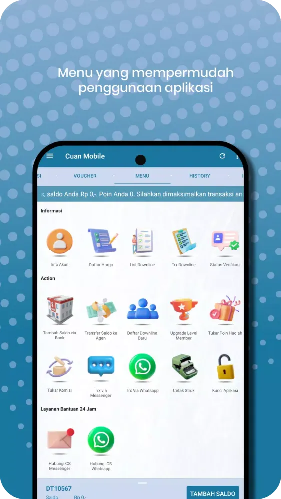 Cuan Mobile Screenshots