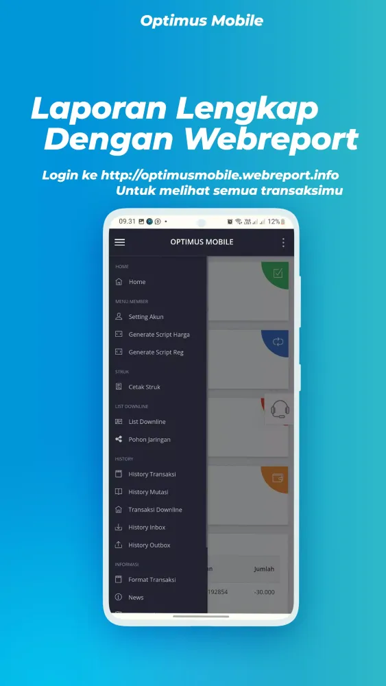 Optimus Mobile Ekran Görüntüleri