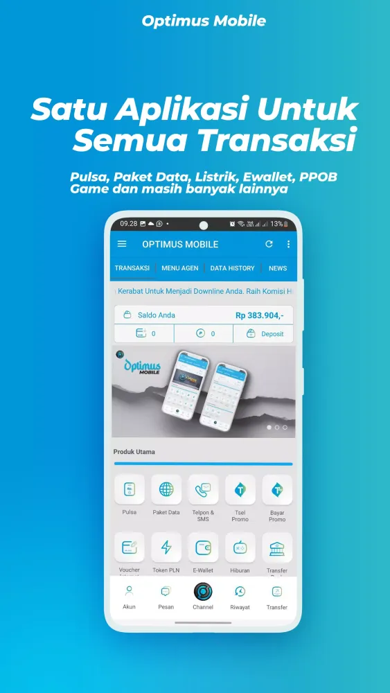 Optimus Mobile Ekran Görüntüleri