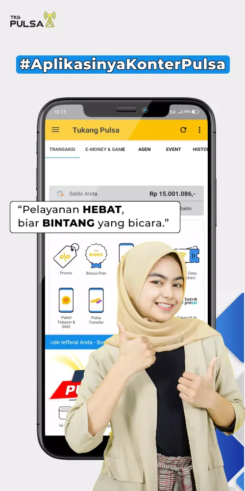 APLIKASI KONTER: Tukang Pulsa Screenshots