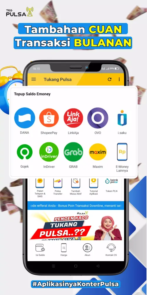 APLIKASI KONTER: Tukang Pulsa Screenshots