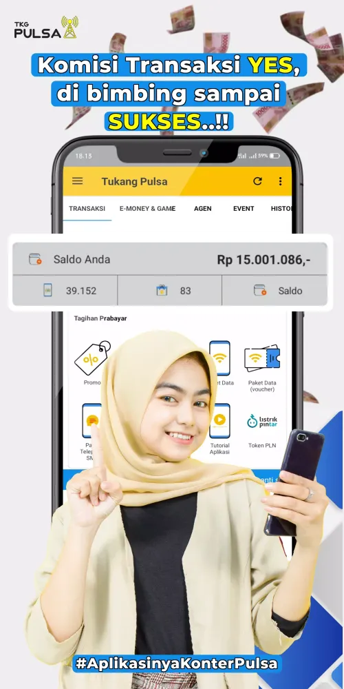 APLIKASI KONTER: Tukang Pulsa Screenshots