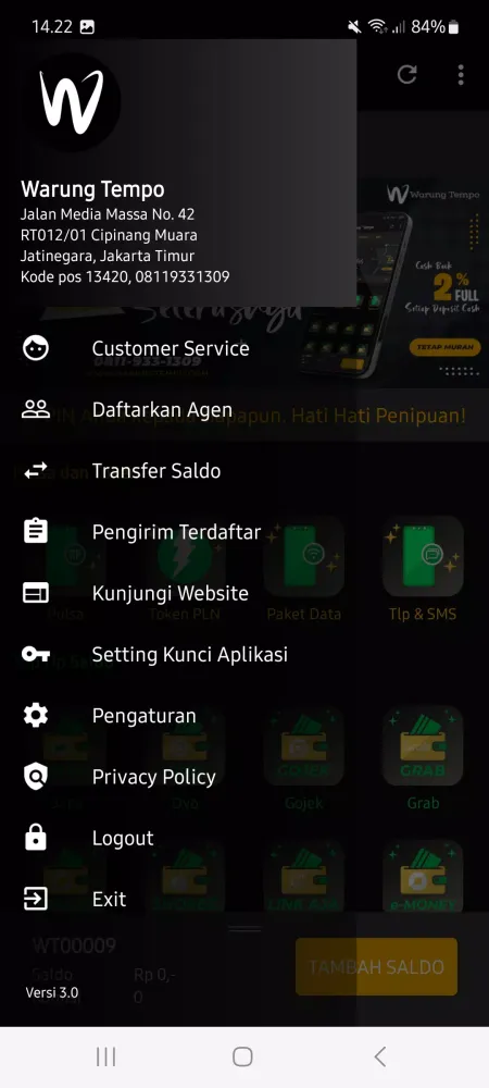 WARUNG TEMPO: Agen Pulsa Murah Screenshots