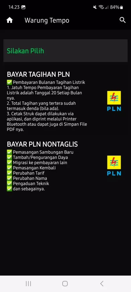 WARUNG TEMPO: Agen Pulsa Murah Screenshots