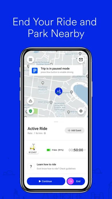Ảnh chụp màn hình của Breeze Ride