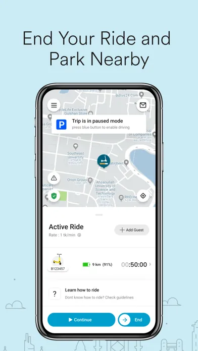 Go Scoot - Scooter Sharing سکرین شاٹس