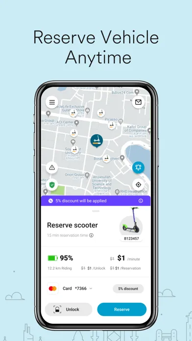 Go Scoot - Scooter Sharing سکرین شاٹس