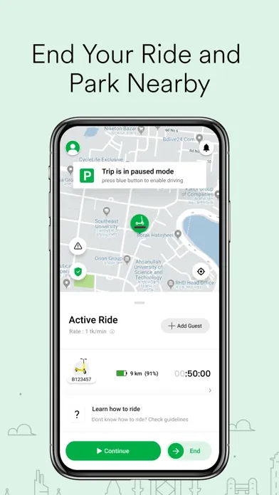 Scoot - Scooter sharing Ekran Görüntüleri