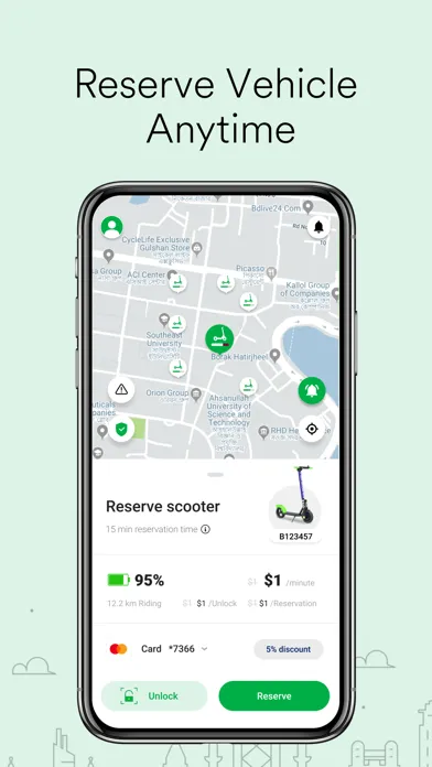 Scoot - Scooter sharing Ekran Görüntüleri